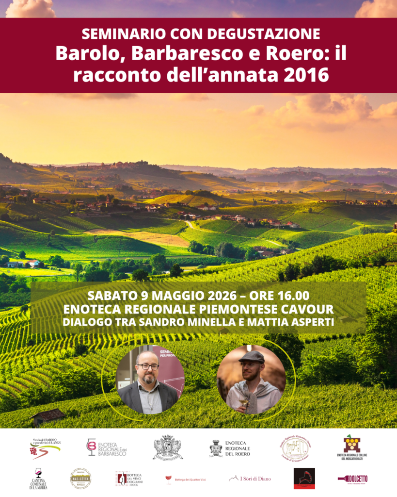 I territori di Langhe e Roero tornano a raccontarsi attraverso il vino con un nuovo ciclo di seminari di alto livello dedicati ai wine lovers più appassionati.